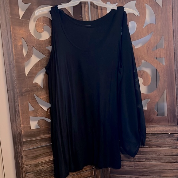 NWT Chelsea & Theodore XXL Two-fer scoop neck sweater and tank top - Picture 5 of 6